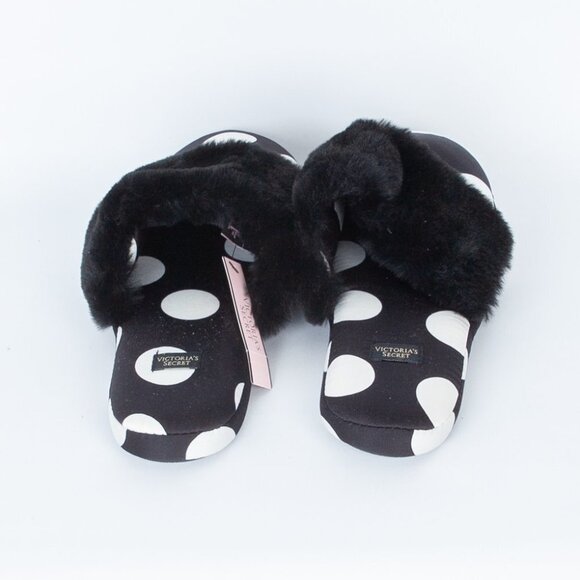Victoria's‎ Secret Polka Dot Signature Slippers Size Small NWT - Picture 4 of 5